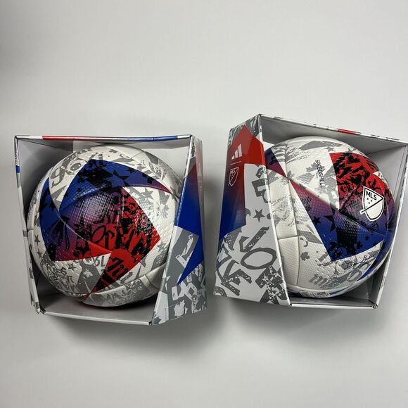 Adidas MLS OFFICIAL Match Ball 2023 Game Ball  Soccer HT9026 Size 5 - Lot of 2 - Picture 1 of 4